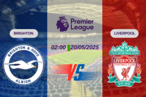Nhận định trận đấu Brighton vs Liverpool lúc 02:00 ngày 20/05